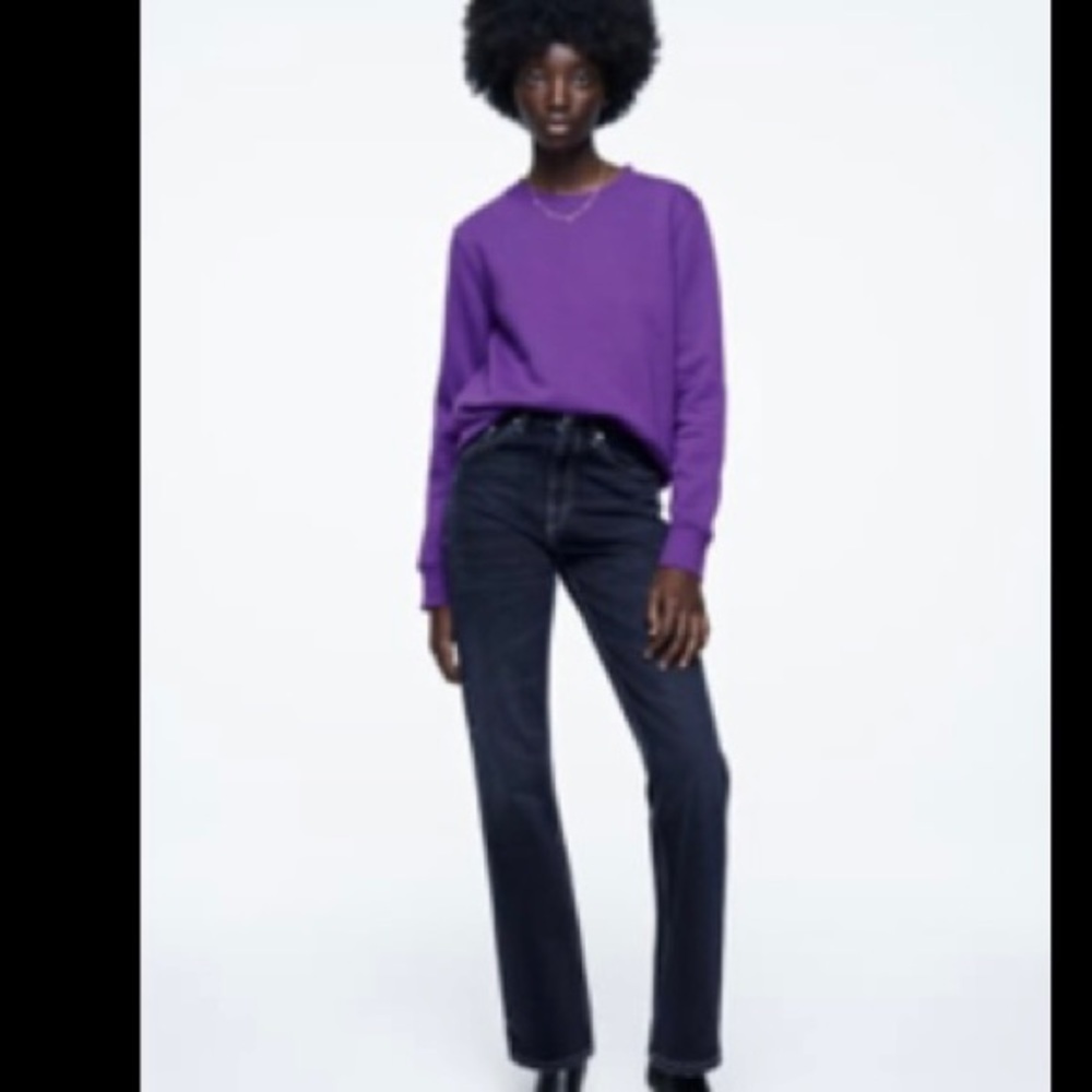 NWT basic Ribbed Sweatshirt 10 - Picture 1 of 9